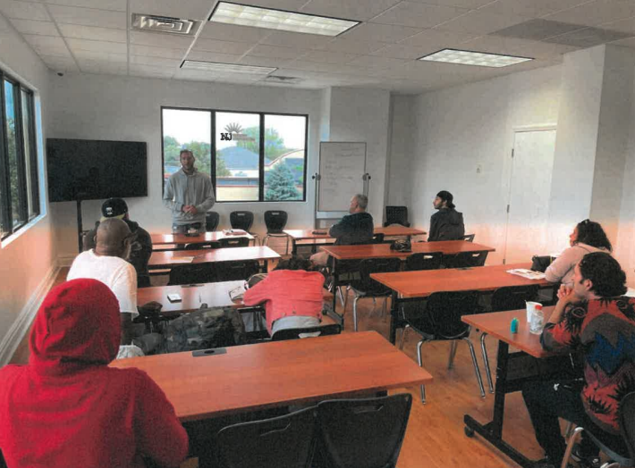 NJ_Reentry's tweet photo. Congrats to #NJRC #MonmouthClients completing #OrientationWeek.
#Thanks Ryan, #STARProgram (Preferred Behavioral Health), for sharing #PeerSupportServices, &amp; Jawana from Department of Labor (#DOL) for #CareerTips. The journey to success is just beginning!
#NJReentry #Recovery https://t.co/ZTKlaMukbQ