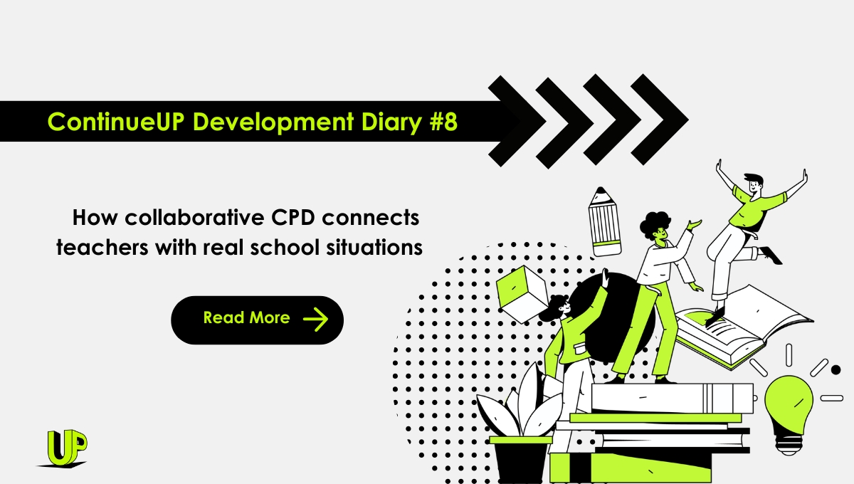 eu_schoolnet's tweet photo. The #ContinueUP Development Diary is back! 🤩
How did a collaborative CPD MOOC connect 3500+ teachers with real school situations across Europe?
👉Find out what worked, what challenged, and what teachers said: https://t.co/aaM94T47Hx https://t.co/2twPKfKOej