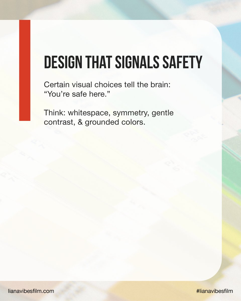 LianaVibesFilm's tweet image. When your design is rooted in psychology—clean space, visual order, emotional calm—you don’t just impress. You reassure. And that reassurance builds the confidence your audience needs to say yes.✨

 #CustomerExperience #DigitalTrust #StoryDrivenDesign