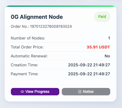 🚀 สำหรับใครที่ซื้อ Node ของ <a href="/0G_labs/">0G Labs (Ø,G) - AI L1</a> แต่ ไม่สะดวกจะรันเอง สามารถเลือก Delegate Node ได้เลย

แนะนำของ <a href="/nodex_xyz/">Node-X华语</a> 🔧
มีคนในดิสคอร์ดบอกว่าเจ้านี้ถูกพูดถึงตอน AMA + Demo Node ล่าสุด

💵 ค่าใช้จ่ายต่อ Node
1 เดือน = 3.99 USDT
6 เดือน = 20.35 USDT
12 เดือน = 35.91 USDT
36 เดือน =