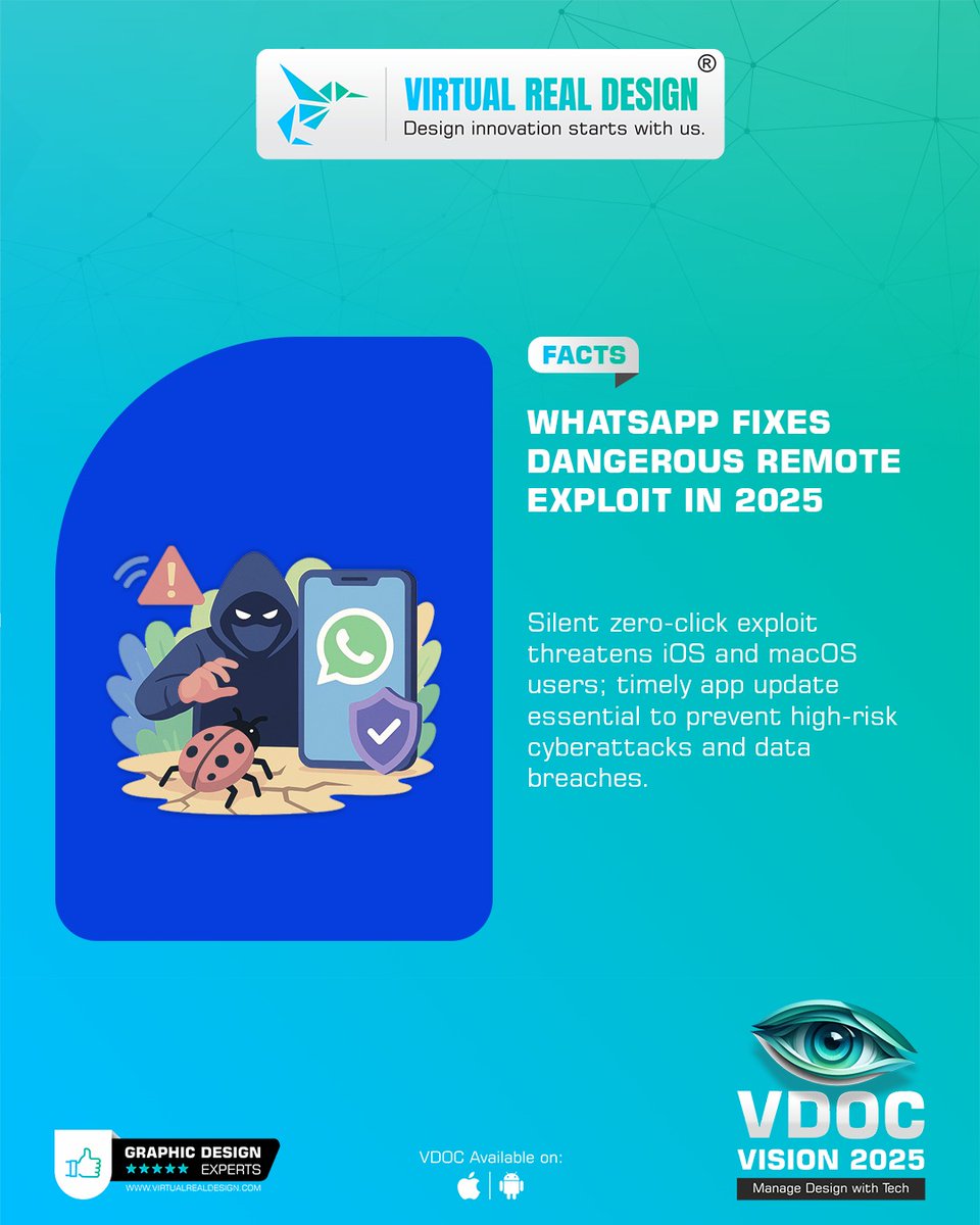 VRD40's tweet image. 💡 WhatsApp patches critical iOS/macOS exploit—update now! 🔒
💡 Google Sept ’25 SEO hits AI content &amp;amp; mobile-first 📈
💡 Apple’s “Liquid Glass” UI: bold or broken? 🤔
💡 Amazon + Netflix ads via Amazon DSP 🎬
🔗 virtualrealdesign.com/vdoc-vision-20…

#TechNews #GoogleSEO  #VDOCVision2025