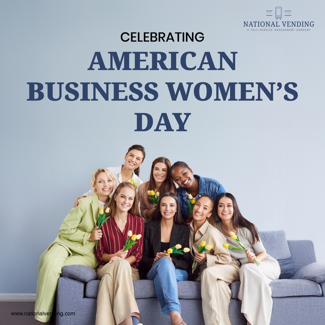As a certified Women's Business Enterprise, National Vending is committed to driving supplier diversity and supporting the growth of Minority &amp; Women's Business Enterprises in every community we serve. Learn more.
heyor.ca/7sYMaA 
#AmericanBusinessWomensDay #CertifiedWBE