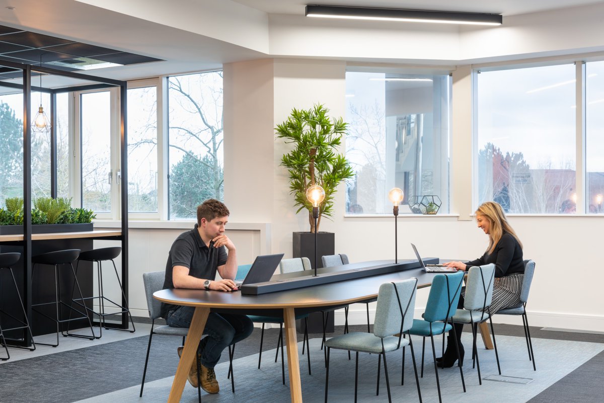 mantlespace's tweet image. ✨ Start the week with a clear head.
Our design-led interiors lend themselves to creating a calm yet inviting space to work in.
Whether it’s a quiet corner, a sunlit meeting room, or just a moment to pause with a coffee – we’ve got you covered. #WorkSpaceDesign #ModernInteriors