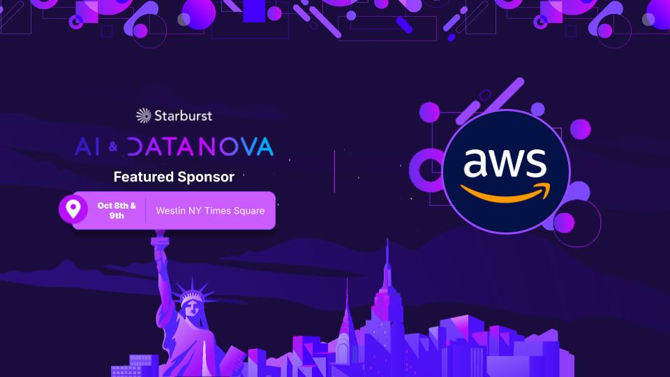 starburstdata's tweet image. 🚀 Excited to welcome @awscloud as a sponsor of AI &amp;amp; Datanova 2025!

Explore how AWS powers real-world, responsible AI for the enterprise.

🔗: okt.to/PwxNaD

#AIandDatanova #AWS #EnterpriseAI #AgenticAI #DataLeadership #NYCEvents