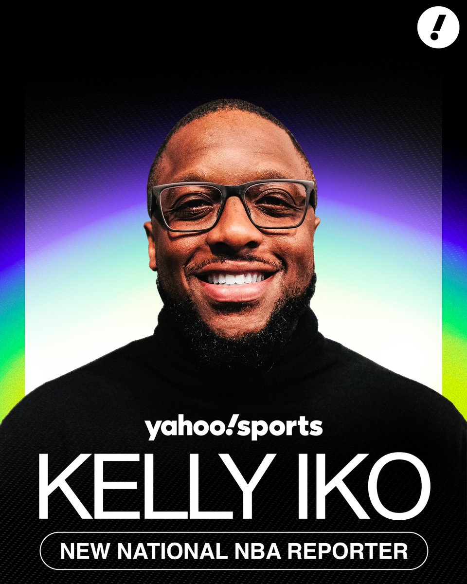 Kelly Iko is joining Yahoo Sports as a National NBA reporter! 🏀

<a href="/KellyIko/">Kelly Iko</a> has covered the NBA since 2016, including the last seven years at The Athletic. He also had previous stops at USA Today and SB Nation.

At Yahoo Sports, Kelly will cover the league at a national level,