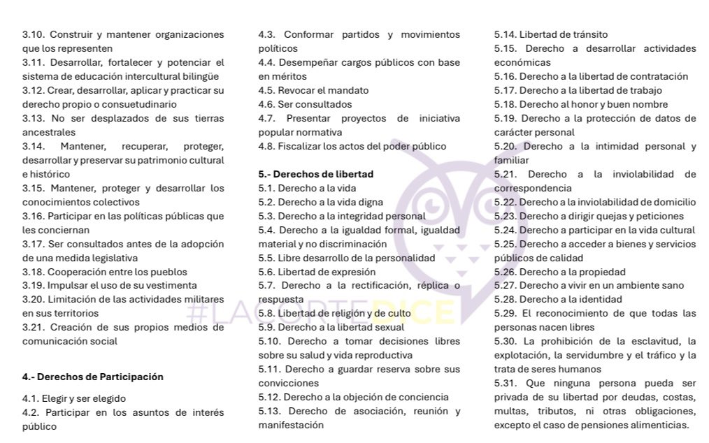 VeronicaLHM's tweet photo. 🔵 Estos son los derechos que reconoce actualmente la Constitución del Ecuador

¿Qué derechos se busca borrar o aumentar con la Constituyente? https://t.co/hAKOxDlLRt