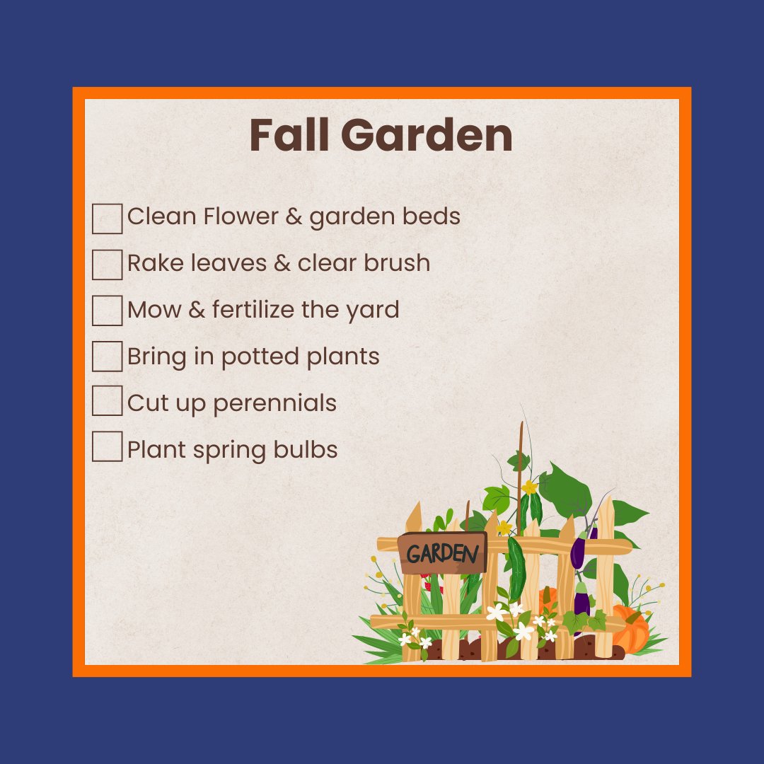 Happy First Day of Fall! 🍁 As the season changes, it’s the perfect time to cozy up your home and check off a few fall prep tasks.  Here are a few we have listed for you.
A little prep now means peace of mind all season long. 🍂✨ #FallPrep #HomeTips #RFSMortgage