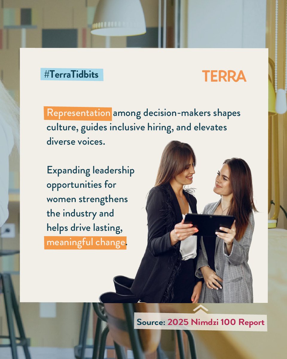 👩‍💼 Representation in #Leadership shapes team culture, informs hiring practices, and amplifies voices that deserve to be heard.

In this #AmericanBusinessWomenDay, we bring a #TerraTidbit to reflect on #InclusiveLeadership and why it is essential for lasting, meaningful change.