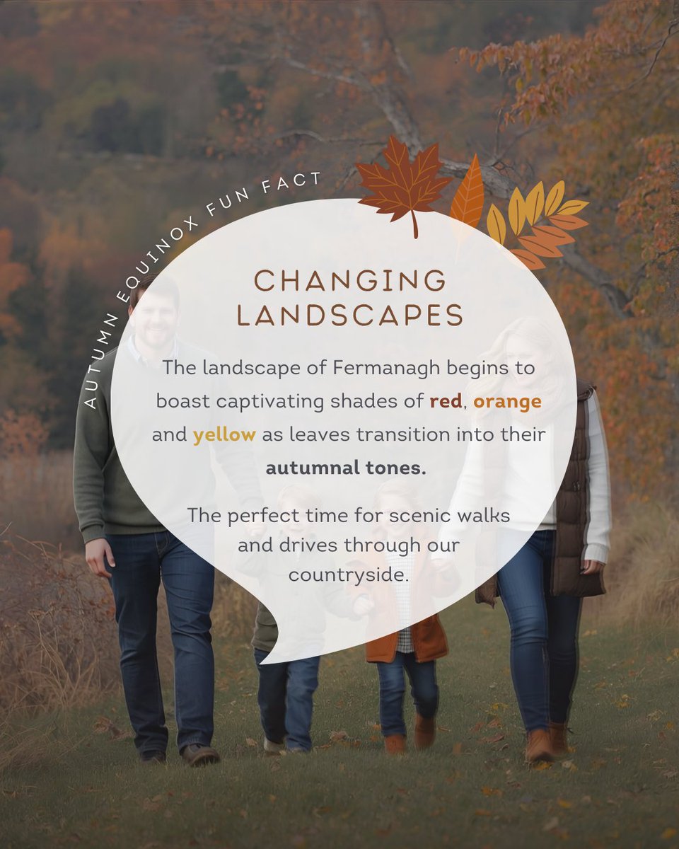 Welcoming the First *Official* Day of Autumn on this  #AutumnEquinox 🍂🍁 

The perfect time to find balance and enjoy the beauty of Autumn. Shorter days, cosy nights, and golden leaves await🌞🌙 

🔗 Find Out More: motel.co.uk/autumn

#AutumnInFermanagh #BelmoreCourt