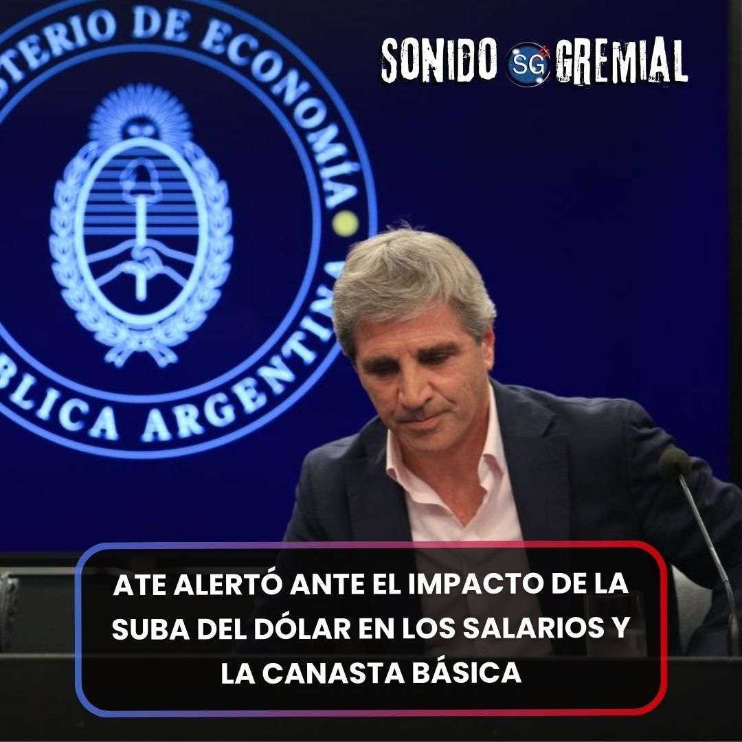 💹🔍 <a href="/ateprensa/">Prensa ATE Nacional</a>  estatal denunció que la escalada cambiaria se traslada a los precios de consumo masivo y agrava la pérdida del poder adquisitivo
🔵🔴
sonidogremial.com.ar/ate-alerto-ant…