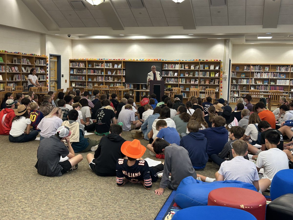 “Don’t be a bystander.” 8th graders <a href="/MadeiraMiddle/">Madeira Middle School</a> had the honor of hearing Steve Coppel share his parents’ story, who are Holocaust survivors. Steve also shared on the importance of speaking out and being an upstander. It was truly a privilege!

<a href="/MadeiraSchools/">Madeira City Schools</a>
<a href="/KenjiMatsudo/">Kenji Matsudo</a>