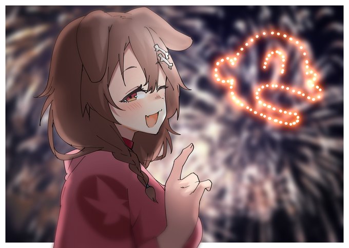 夏の終わりに ころさん と花火
#できたてころね #生神もんざえもん 