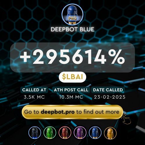 DeepBot_'s tweet image. After months of silence, this project just exploded — soaring to a new all-time high with massive gains. If you&apos;re not using DeepBot, you&apos;re already behind 

To find out more check out deepbot.pro

#DeepBot #DeepBotPRO