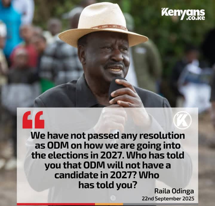 I told uda guys ,don't be so sure with Baba. Baba will go where Kenyans will be ,and most Kenyans want William Ruto out of office like yesterday. 

Kenya needs a renaissance!