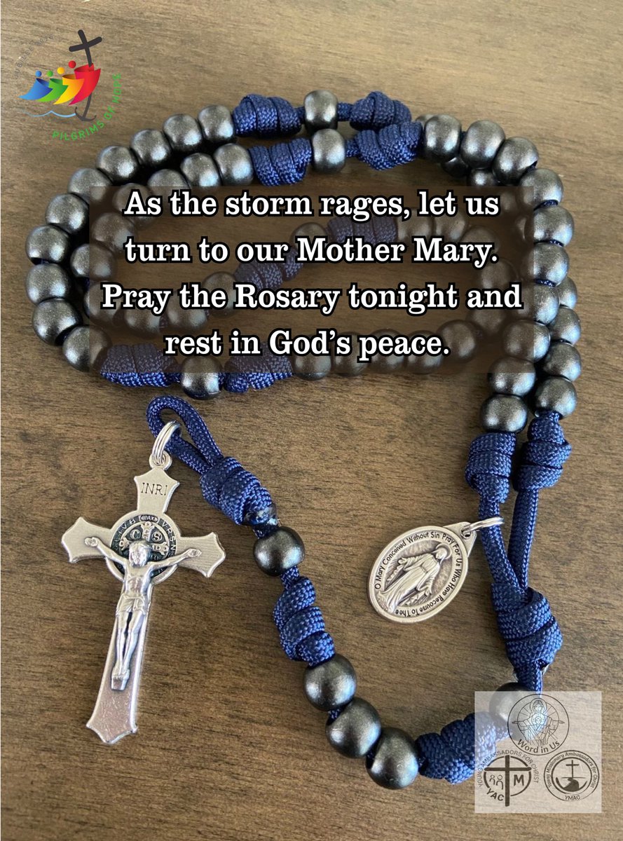 SYM_DSJDW's tweet image. As the storm rages, let us turn to our Mother Mary. Pray the Rosary tonight and rest in God’s peace. 

*** 

#YAC #YMAC #SYM #WordInUs 
#PrayAlways #OnlineMissionary 
#YACproductions #DigitalMissionary 
(text/pic: cttro)