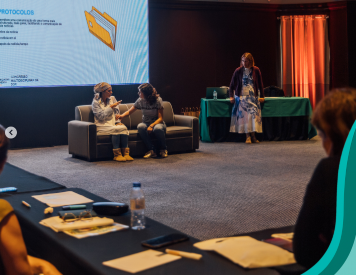 CIMAGOFMUC's tweet photo. 📍 Congresso Multidisciplinar da Dor reuniu mais de 500 profissionais de saúde em Vila Nova de Gaia

Hugo Ribeiro e Marília Dourado, investigadores do CIMAGO, integraram  a Comissão Organizadora e a Comissão Científica do evento.

#CIMAGO #icbrfmuc #befmuc https://t.co/t7c25cIAfW