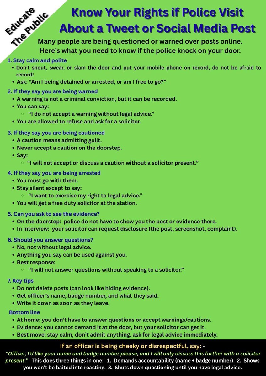 Not sure who made this but important info