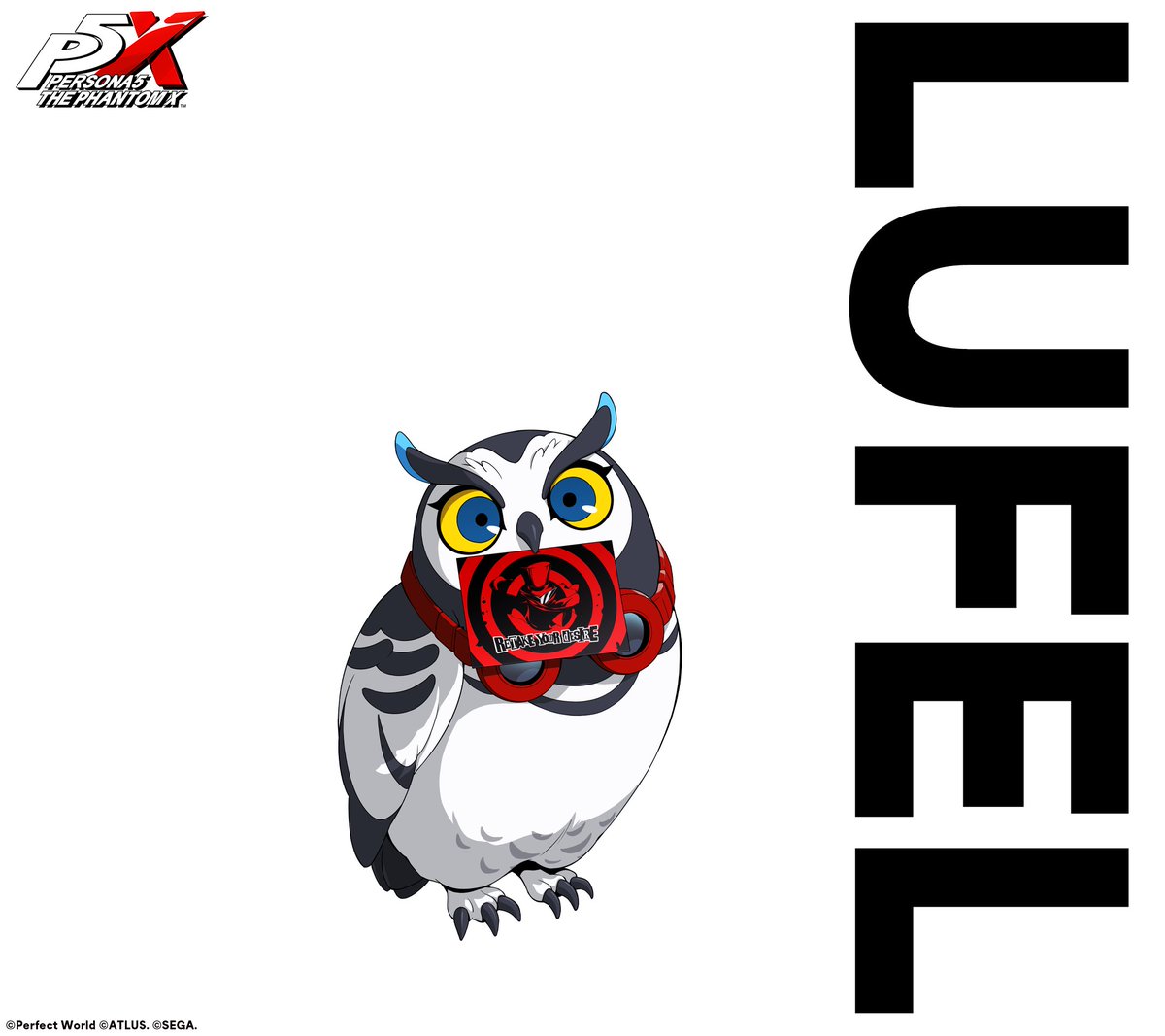 P5X_Official_JP's tweet photo. ／
東京ゲームショウ2025 まで
あと１日！
＼

#P5XJP × #FiFS
🦉ルフェル(CV.野中藍)
⚾新井素羽(CV.本渡楓)

『東京ゲームショウ』出展を記念して
イラストレーター集団 FiFS
曽我部修司さん(@shuji_s) ののかなこさん(@FiFS_nono )　による描きおろしイラストをカウントダウンで公開していきます！

描きおろしイラストのステッカーがもらえるXキャンペーンも開催中