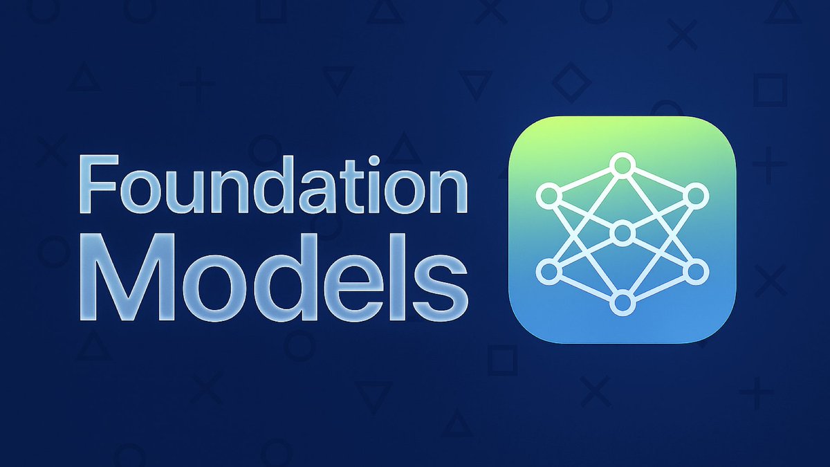 swiftandtips's tweet image. Getting started with the Foundation Models Framework? 🚀
Check out my video series:
1️⃣ Generable Models: youtu.be/SPYTZMVLRyM
2️⃣ Check Availability: youtu.be/ieiXto7ev6Q
…and many more here 👇youtube.com/playlist?list=…