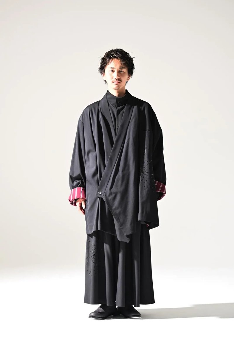 ジャケット・アウター BISHOOL Wool Gabardine KIMONO Jacket BISHOOL Wool Gabardine KIMONO Over Jacket - BISHOOL,Edwina