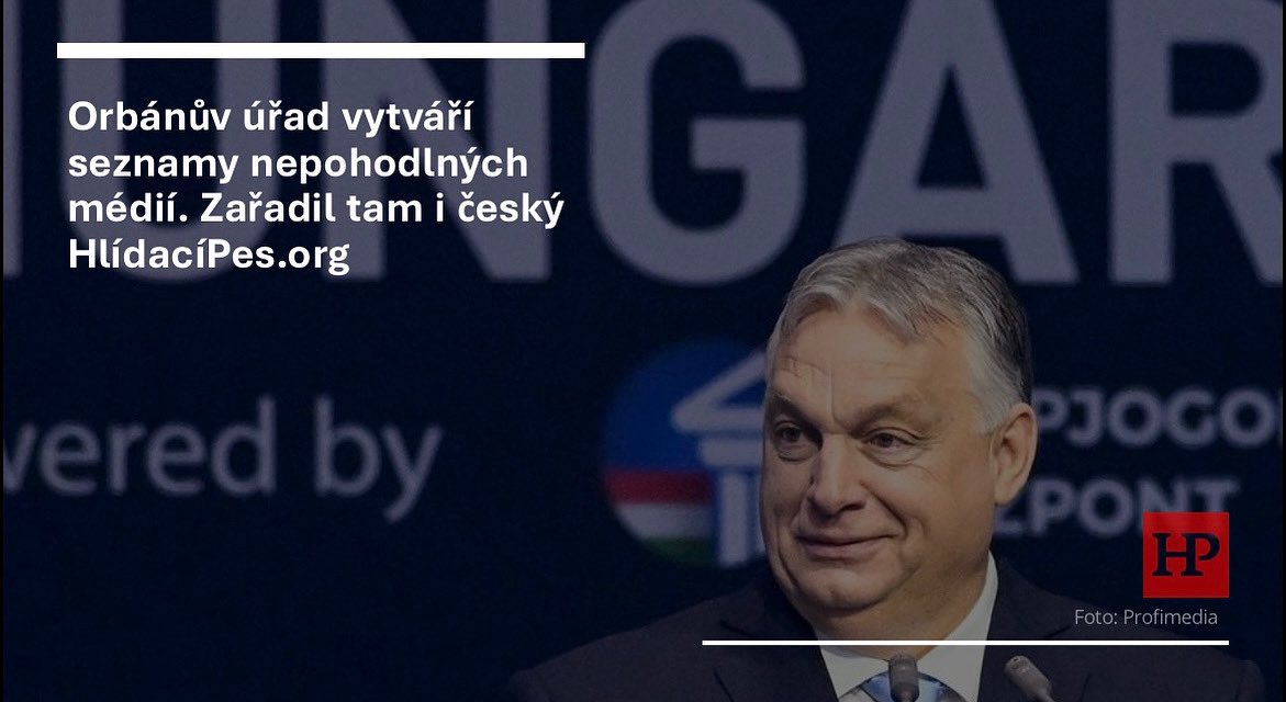 Server hlídacípes.org se ocitl v zájmu maďarského Úřadu pro ochranu národní suverenity (SZH). Úřad funguje od začátku loňského roku a zatím jen vytváří zprávy a seznamy subjektů, které podle něj ohrožují národní suverenitu Maďarska. Orbánova vláda mu chtěla dát velkou