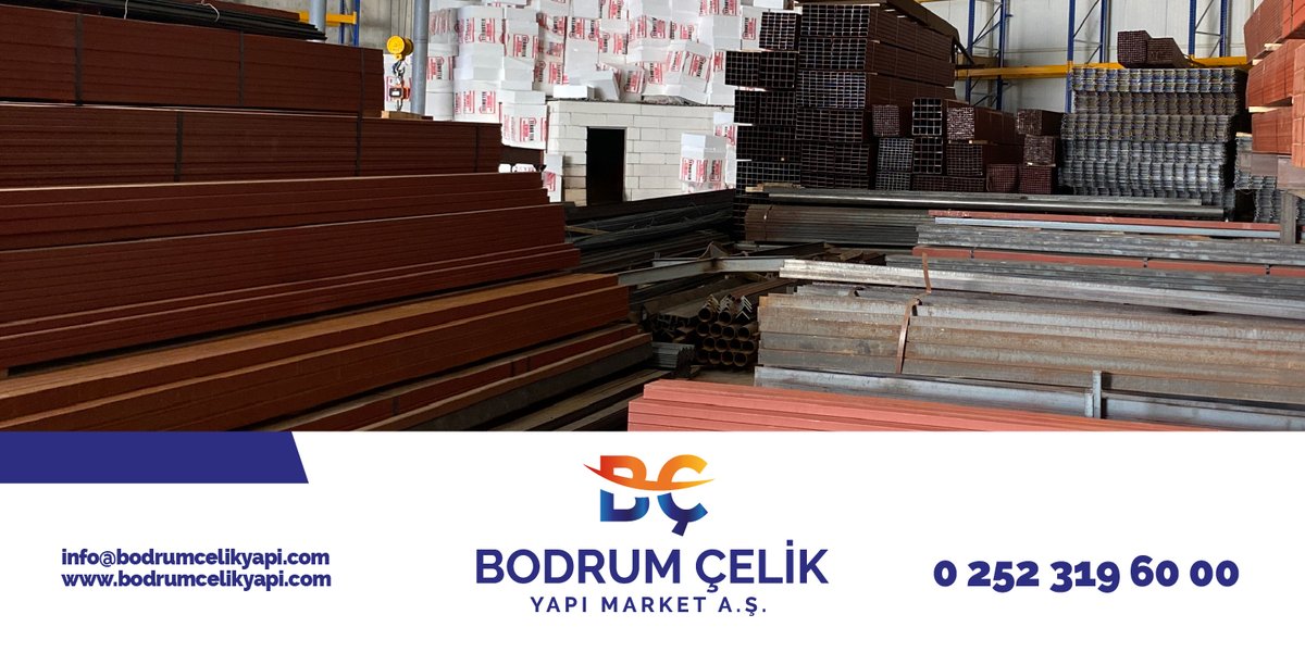 bodrumcelikyapi.com
#bodrum #bodrumçelikyapımarket #yapımarket #bodrumyapımarket #çelik #demir #bodrumdaçelik #bodrumdademir #bodrumdemir #bodrumdainşaatdemiri #bodrumdademirürünleri #demirürünleri #celikürünleri #guvenlihizmet #mayajans #sanayi #metal #genişürünyelpazesi