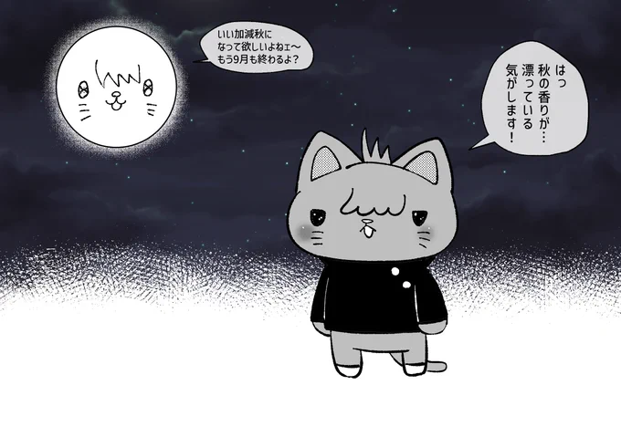 急に涼しくなりましたね 