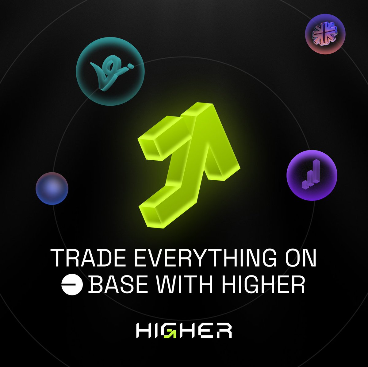 higher_bot's tweet image. All on Base🟦One terminal.
No missed pumps, no tab hopping.

Virtual, Clanker, Zora, Flaunch and more… trade it all on Higher ⤴️
👉 app.higher.bot/start