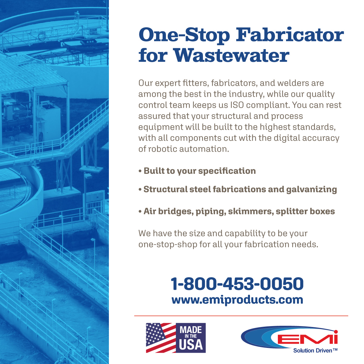 emiproductshtx's tweet image. Let us fabricate your wastewater components.
emiproducts.com/featured-watew…
#solutiondriven #wastewater #steelfabrication #watertreatment