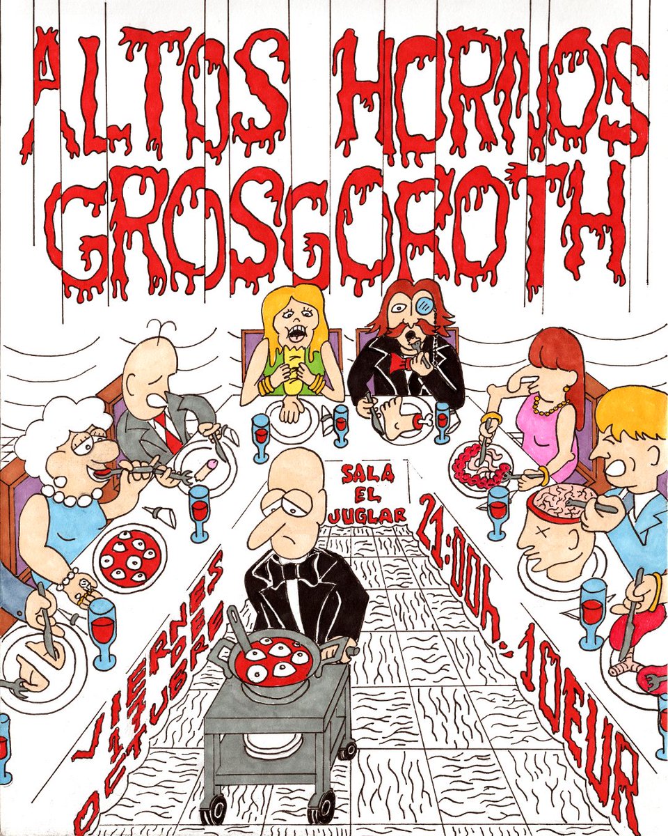 altisimoshornos's tweet image. HOLA
HOLA
HOLAAAA ‼️

Los coleguis de Grosgoroth nos han invitado a esto el viernes 17 de octubre en el Juglar en Lavapiés. Cartel increíble de Gros y bolo histórico con una de nuestras bandas favoritas.

QUÉ MOVIDA. 

10 pavetes, sólo en taquilla y en efectivo. ‼️‼️‼️‼️