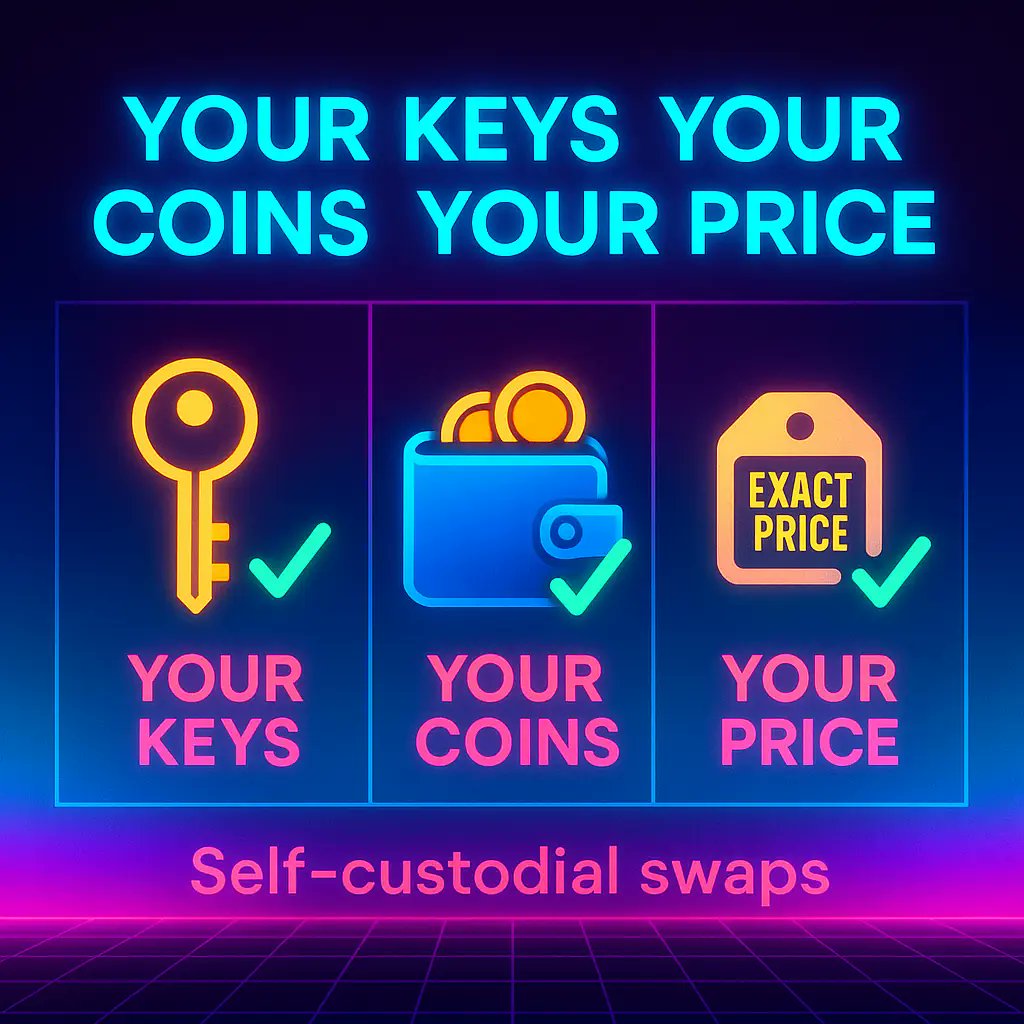 Your keys, your coins, your price. 🔑