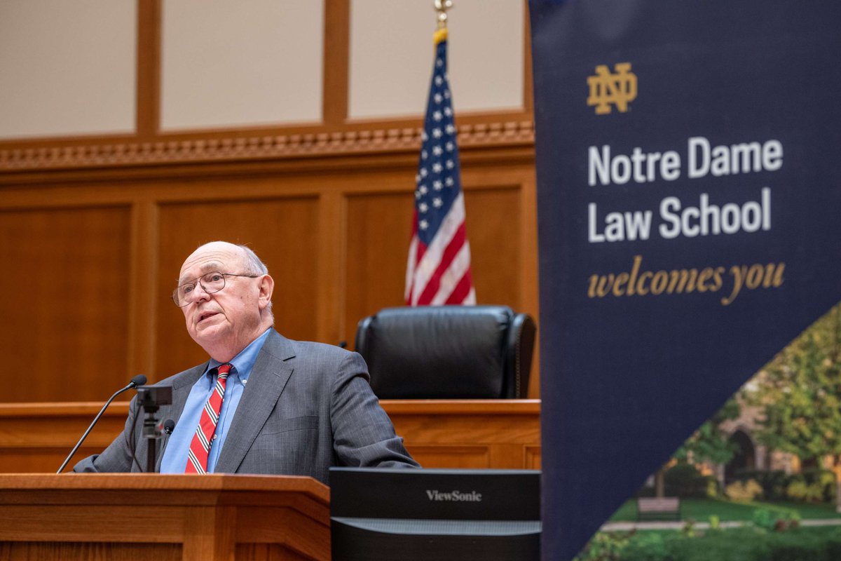NDLaw's tweet image. Syl Schieber ’72 M.A., ’74 Ph.D., and his wife, Vicki, have made a generous gift to support ND Law&apos;s Death Penalty Abolition Week, organized by @NDLawEJC and @NDHumRts. The Schiebers are national leaders in the movement to abolish the death penalty.

law.nd.edu/news-events/ne…