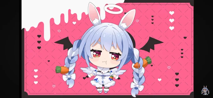 #兎田ぺこら新衣装お披露目 おつぺこ! 新衣装今までにないパンクな感じでめちゃくちゃかわいい…!ベルト多くて助かります… ミニぺこーらもかわいくてこれからたくさん見れたらいいな! 別垢であげた予想も紹介してもらえて嬉しかったよ!ありがと!新衣装での配信が楽しみだー!!! #ぺこらいぶ
