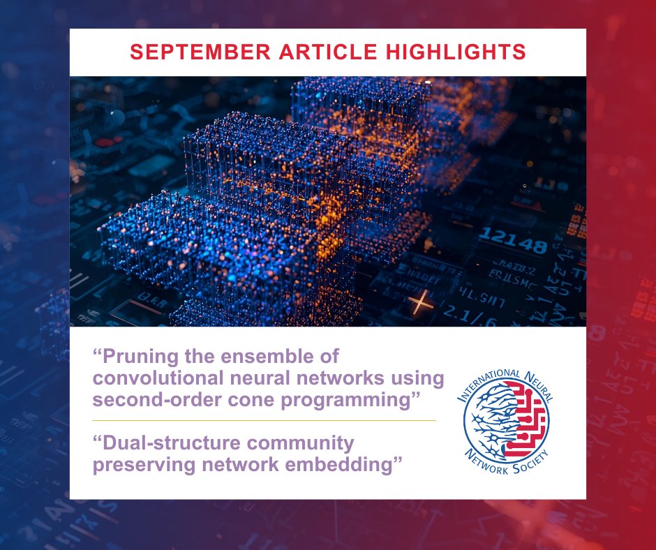 📘 Explore the latest papers from the September 2025 issue of the #NeuralNetworks Journal!

#INNS members receive a free online subscription to the Journal.

🔗 Join INNS: loom.ly/-dBcSQw
🔗 Read now:loom.ly/uRVdKgo