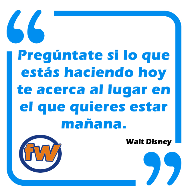 Facilweb's tweet photo. 🚀 “Pregúntate si lo que estás haciendo hoy te acerca al lugar en el que quieres estar mañana.” – Walt Disney
¿Qué paso vas a dar hoy? https://t.co/kfGXNEnXXi