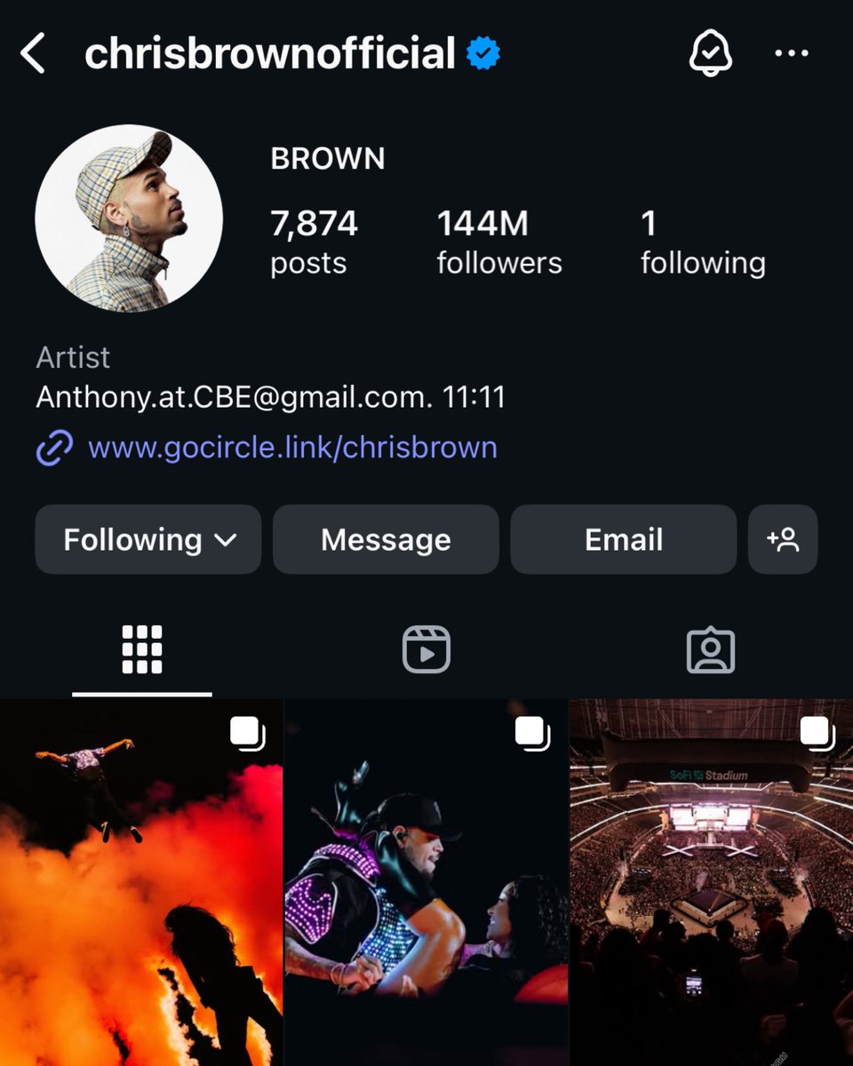 .<a href="/chrisbrown/">Chris Brown</a> has reactivated his Instagram.