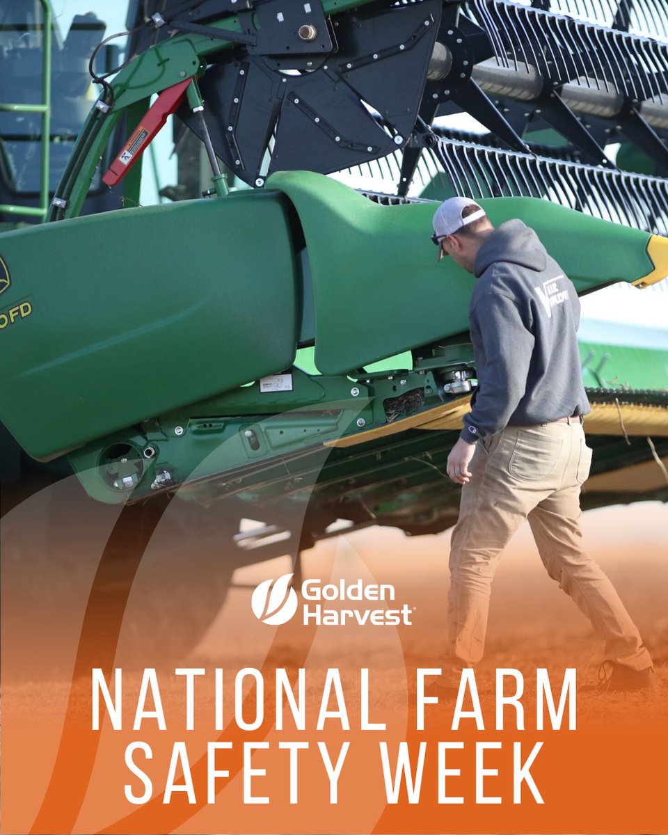 It's National Farm Safety week. Stay safe out there, and happy #Harvest25!