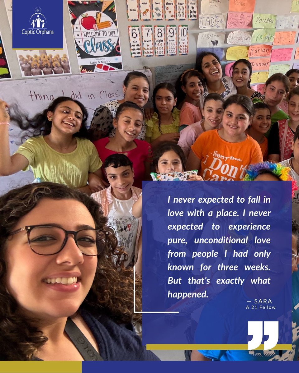 ⏰ Reminder: Applications for the upcoming 21 Trip in January close on October 1st. Don’t miss the chance to experience this life-changing journey. Details: bit.ly/4mib4GR 

#The21Fellows #CopticOrphans