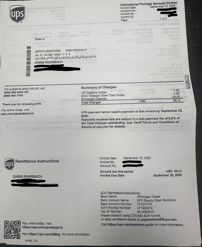Been buying/selling on eBay ~25 yrs. The “taxes” the US slaps on intl purchases aren’t paid by other countries—we are. It’s a direct tax hike on Americans. Just got my 2nd bill in months, both on used items from a Canadian seller.