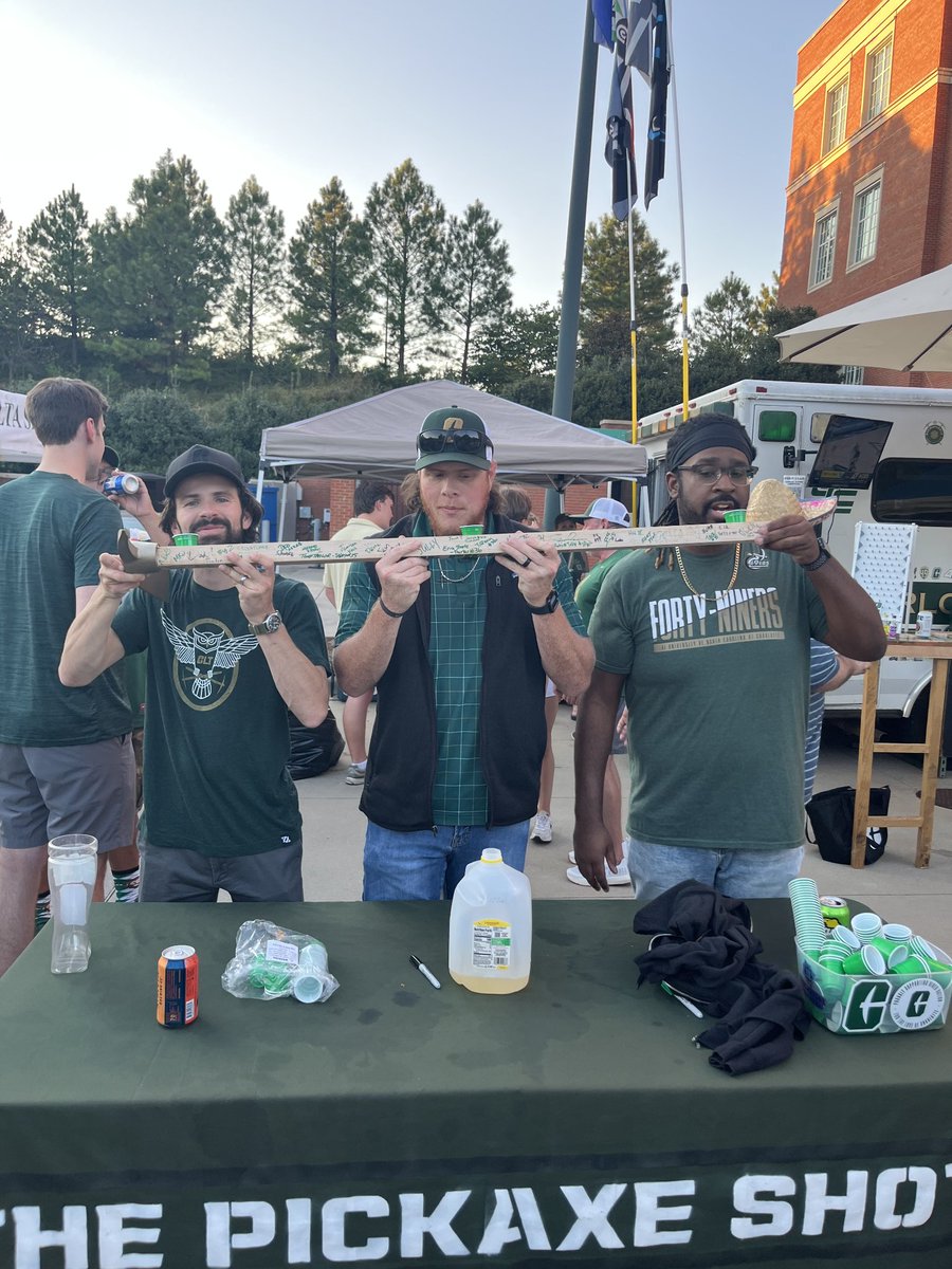 Might not have won the game but we always win the tailgate <a href="/pickaxeshot/">PICKAXE SHOT</a> 🤙