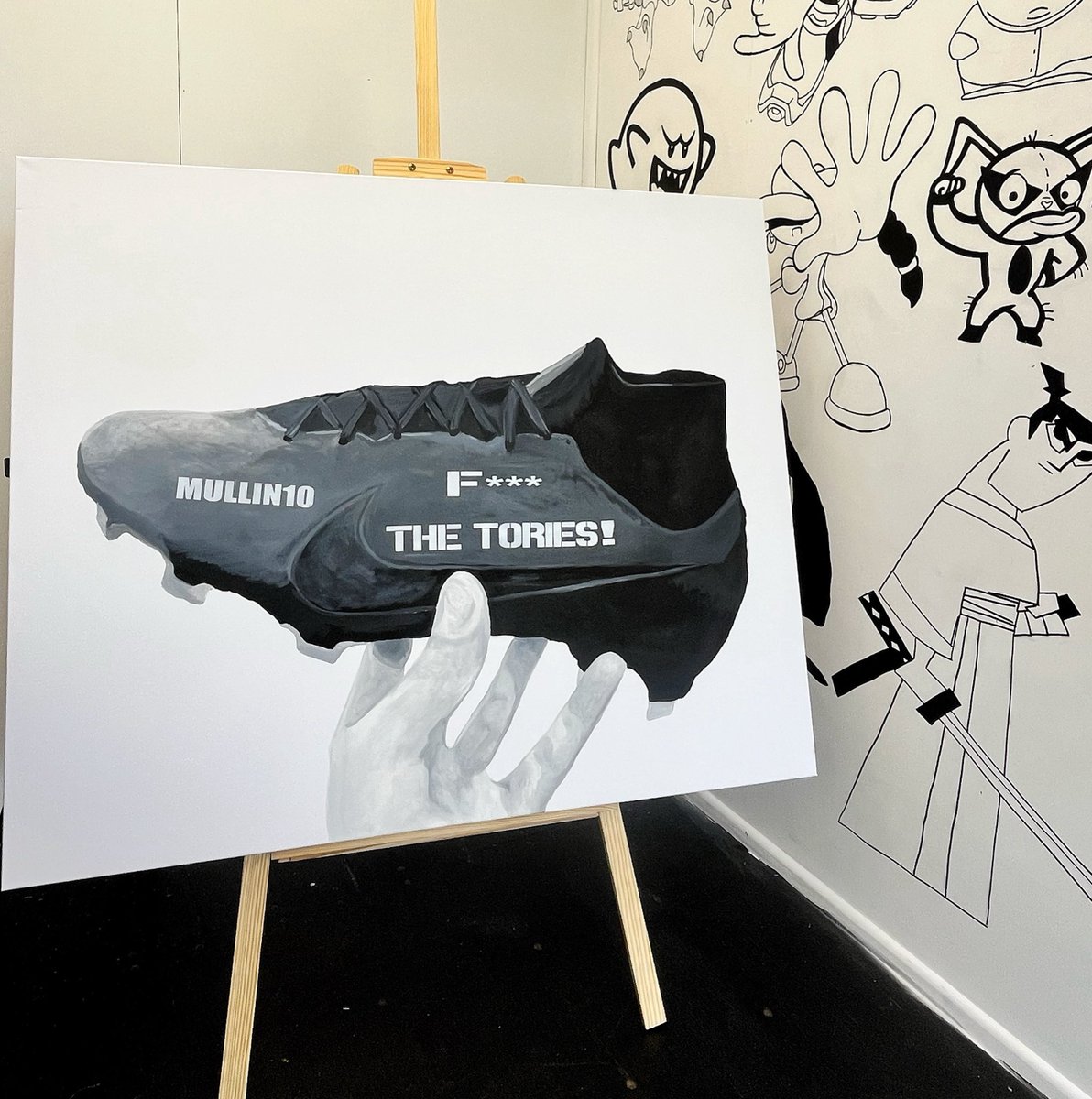 Crazy to think these will be going on auction tonight
•
•
•
Covered by every major news article in the UK including Sky News and BBC, they literally broke the internet.
•
•
•
The most famous boots in the world. 

Confident that these will raise a substantial amount! 💚