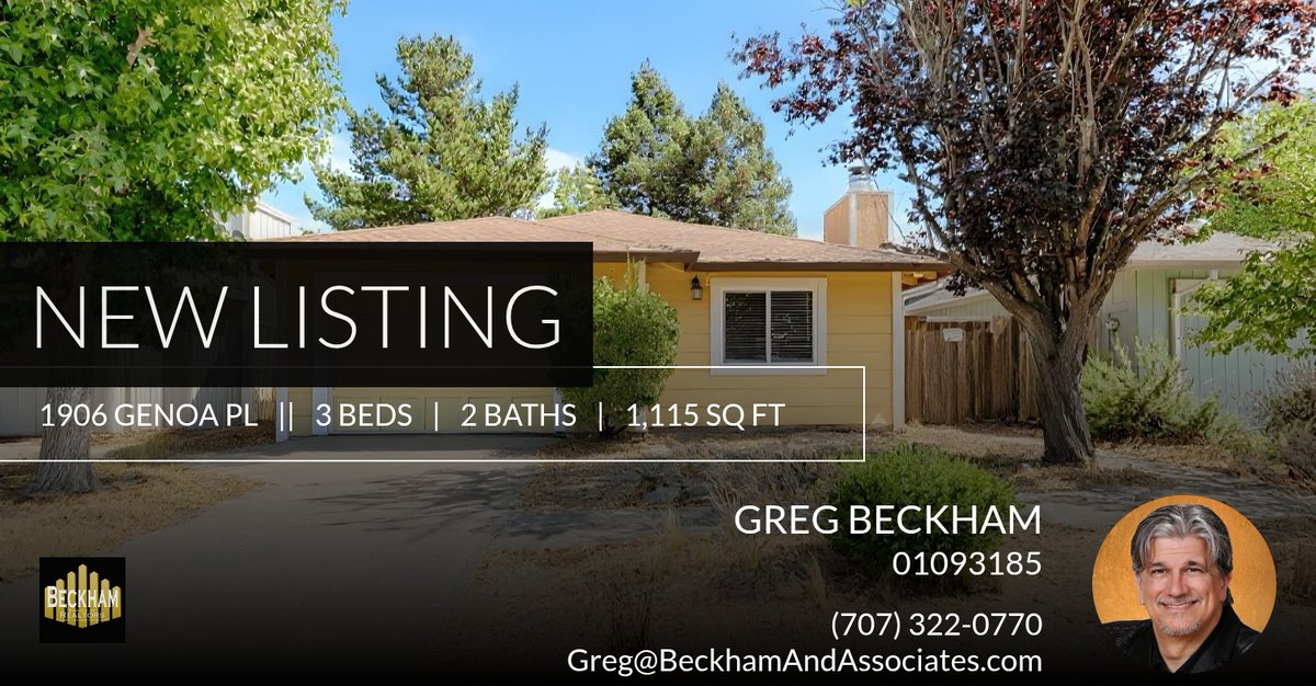 greg_beckham's tweet photo. 📍 New Listing 📍 Take a look at this fantastic new property that just hit the market located at 1906 Genoa Pl in Santa Rosa. Reach out here or at (707) 322-0770 for more information

Helping you buy, sell, and finance real estate ... https://t.co/6q2jMB0grL https://t.co/oT9vlzWuDN