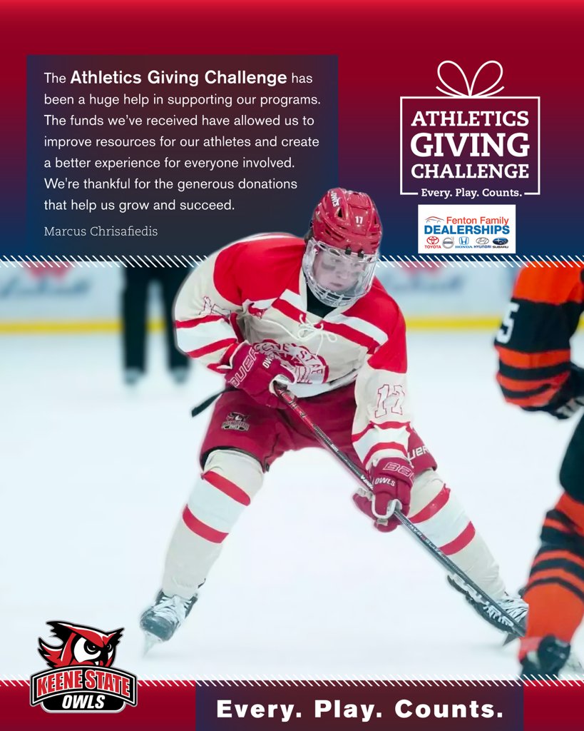 We are just $600 away from hitting $14,000 thanks to all of YOU!  We're hoping that a few more of our supporters who haven't gotten around to donating yet will make a gift TODAY before the Giving Challenge ends tonight.  keeneowls.com/2025mihagc