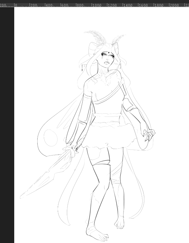 this is my issue with concept art cause i want to do multiple ideas but always end up immediately liking the first one

✨moth girl✨