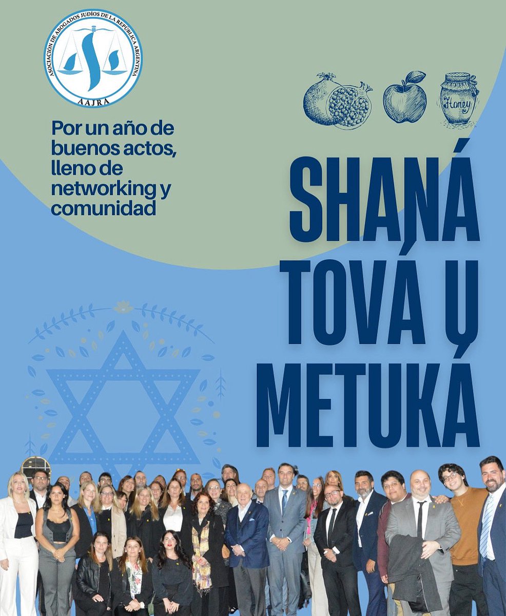 Shaná Tová Umetuká 🍎🍯 

Queremos desearles a todos nuestros socios, colegas y a la comunidad en general un nuevo año lleno de salud, justicia, paz y prosperidad.
