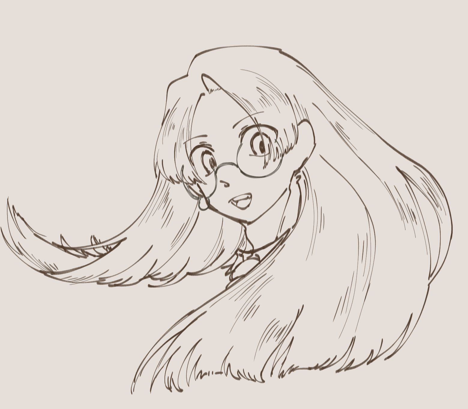 白い恋人達(デッサン)