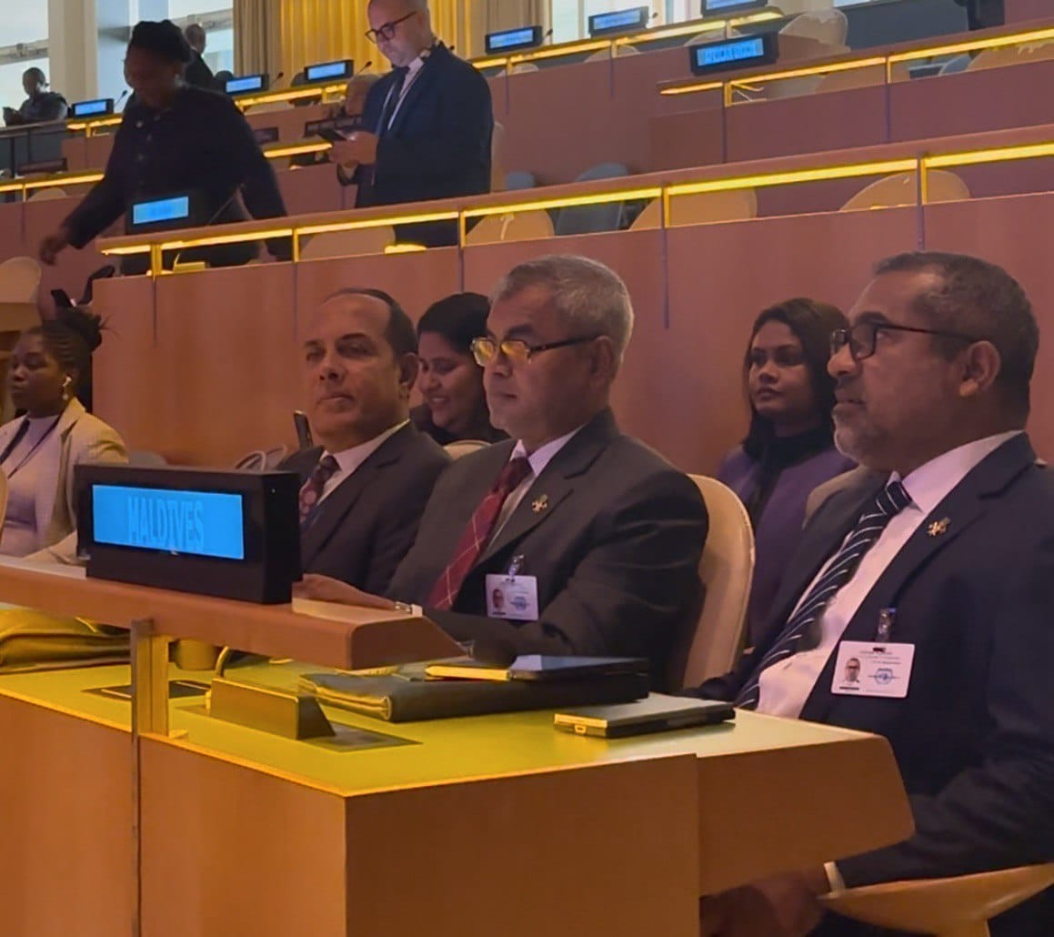 MoFAmv's tweet image. Foreign Minister @abkhaleel took part in the High-Level Meeting to Commemorate the Eightieth Anniversary of the @UN

The UN has achieved several milestones in the past 80 years. The Maldives will continue to work towards a more inclusive, and responsive UN system.

#MDVatUNGA80