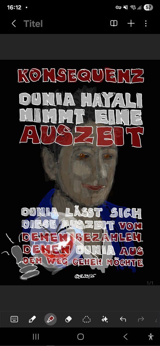 Dunja Hayali ! 
Konsequenz ! 
Dunja nimmt eine Auszeit ! Bezahlt von denen, denen Sie aus dem Weg gehen möchte !  

Ohne die Konservativen können sie nicht einmal schmollen ! ...  die Linken ! ... 😉 😅 ...