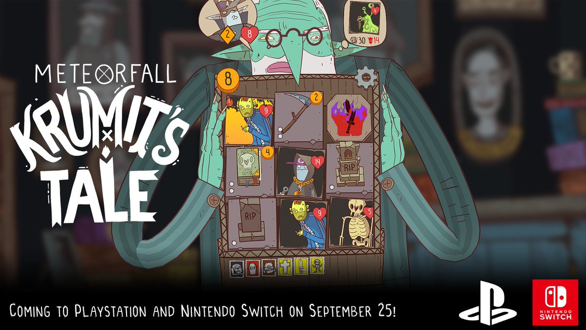 Excited to share that Meteorfall: Krumit's Tale is coming to Nintendo Switch and PlayStation 4/5 this week, September 25!

Huge shoutout to the team at <a href="/indienovacn/">indienova</a> for bringing this dream to life.

Nintendo Switch (10% sale) nintendo.com/us/store/produ…

PlayStation