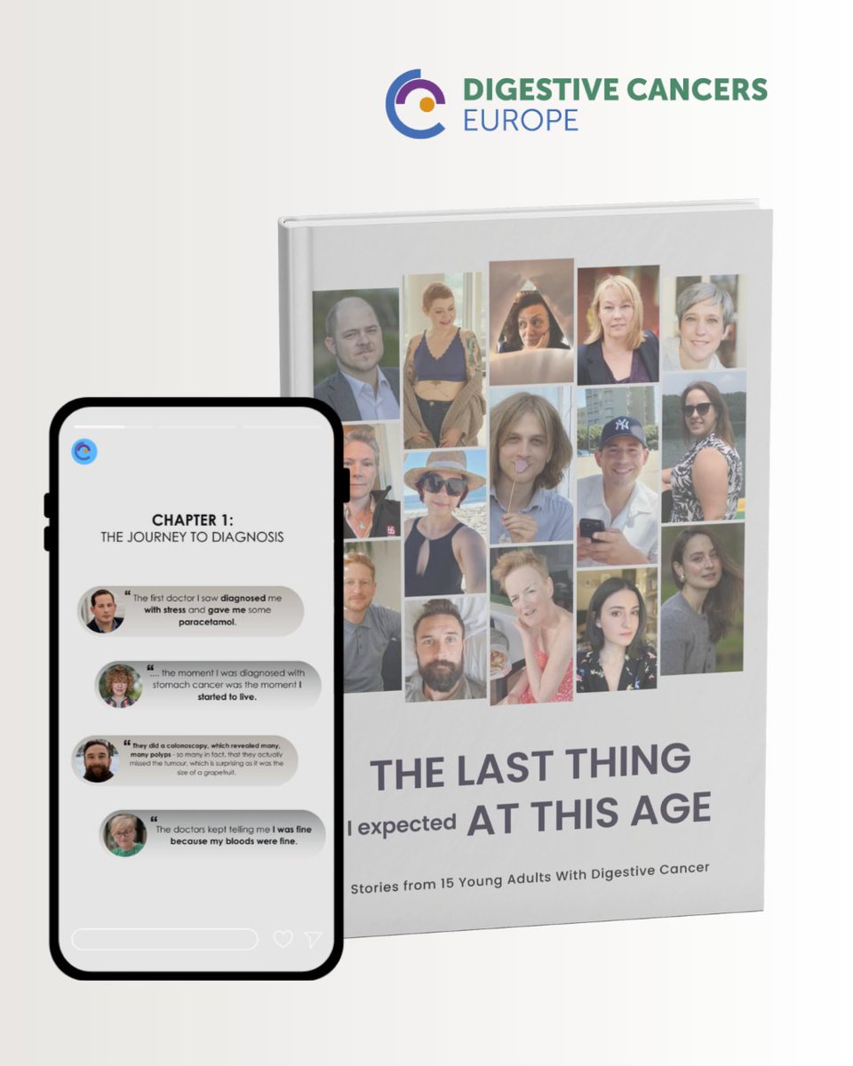 dice_europe's tweet photo. 📣Getting a cancer diagnosis in your 20s or 30s is not what most people expect.
In the 1st Chapter of our 📖, 15 youth describe the lengthy, indirect journey to a #DigestiveCancer diagnosis, often dismissing initial symptoms as minor.
🔗https://t.co/0i8rWEADGY
#ENTERO https://t.co/nLgxFsgLMz